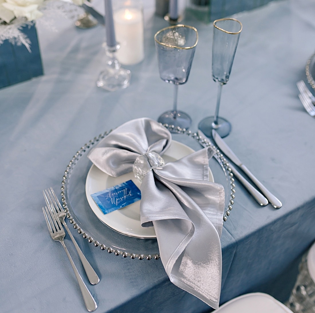 Теплица Парк Свадебный Декор Серебро 