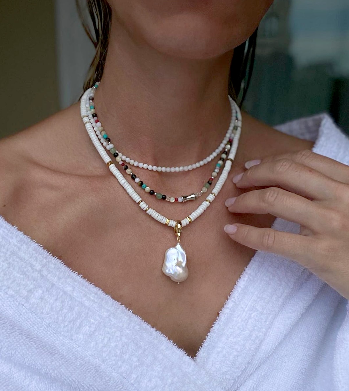 Жемчуг Украшения Из Жемчуга  Полудрагоценные Камни Project Bead 