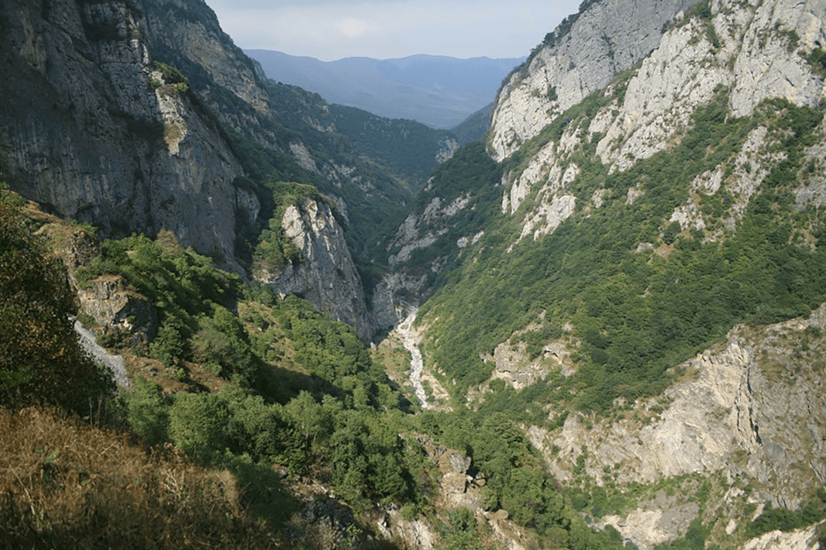 Северная Осетия Дорога Нартов Гильдезонское Ущелье