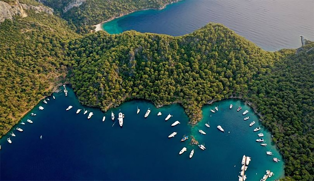 Залив Фетхие Круиз На Яхте Медовый Месяц Гёджек