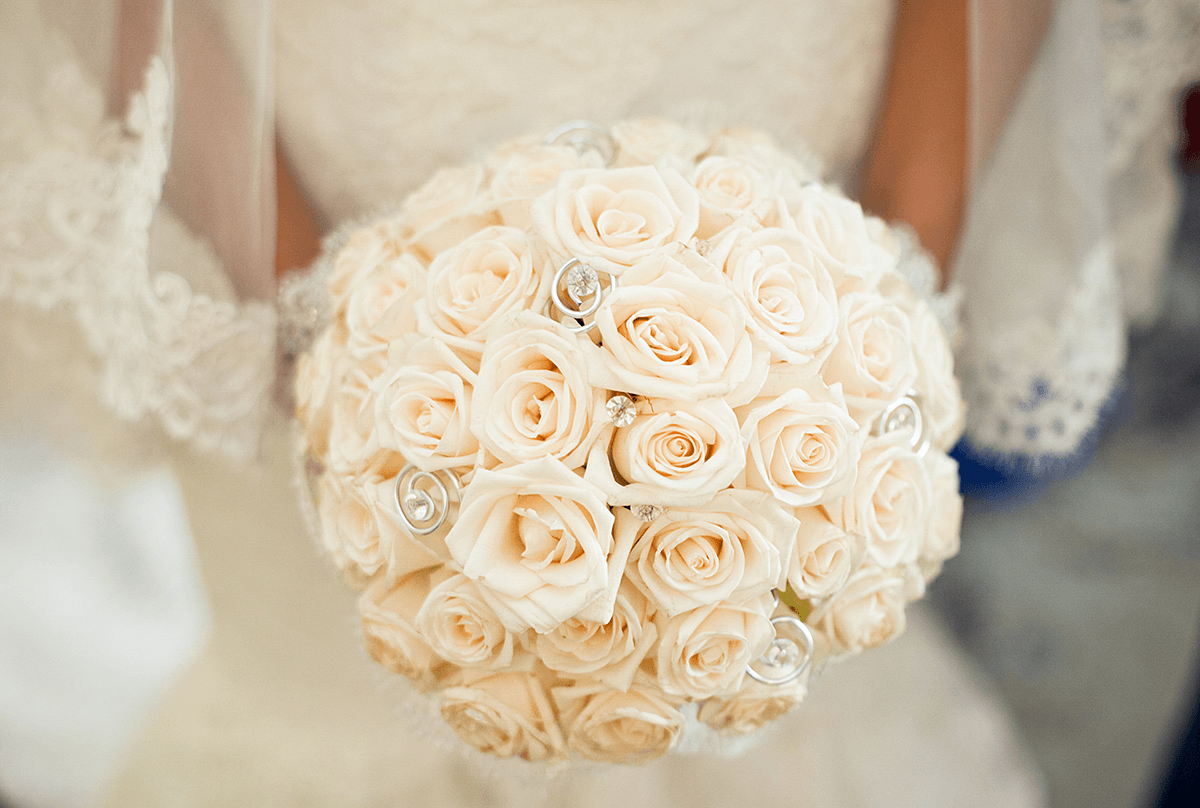 Букет Невесты Розы Свадебная Флористика